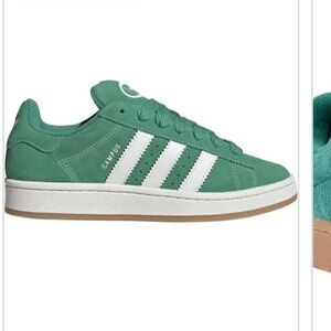 adidas Green and White Women's Sneakers